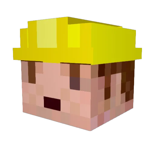 cheeb451 Minecraft avatar head, 3D render