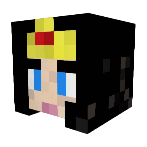 cheech09 Minecraft avatar head, 3D render
