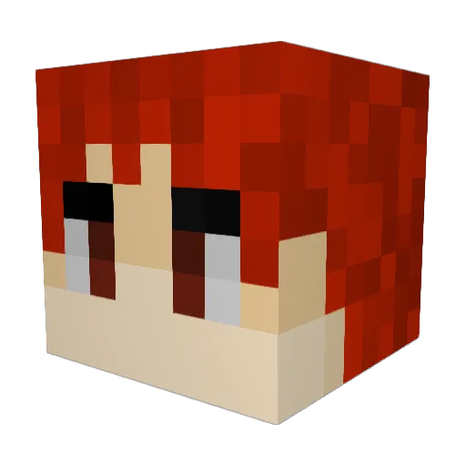 cheeezz Minecraft avatar head, 3D render
