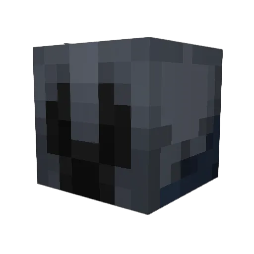 cheekbeast Minecraft avatar head, 3D render