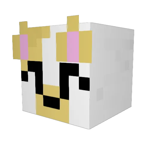 cheeky1 Minecraft avatar head, 3D render