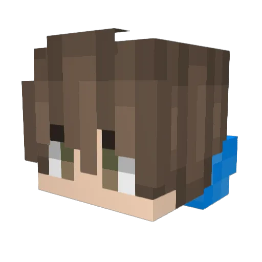 cheekyminer123 Minecraft avatar head, 3D render