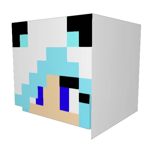 cheemcheem123 Minecraft avatar head, 3D render