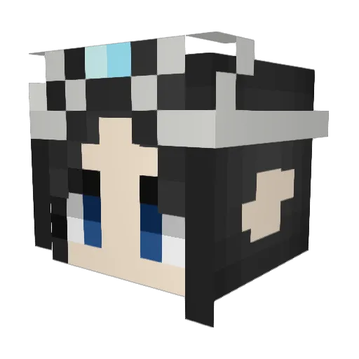 cheerfultaco Minecraft avatar head, 3D render
