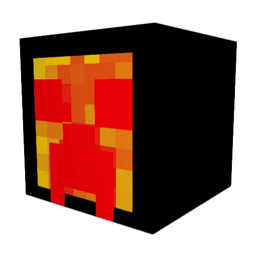 cheerper Minecraft avatar head, 3D render