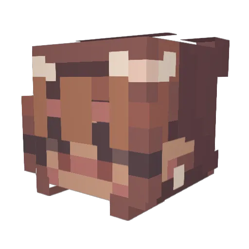 cheerzes Minecraft avatar head, 3D render