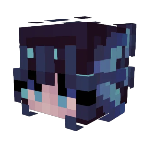 cheesabeth Minecraft avatar head, 3D render