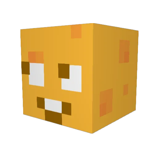 cheese121212 Minecraft avatar head, 3D render