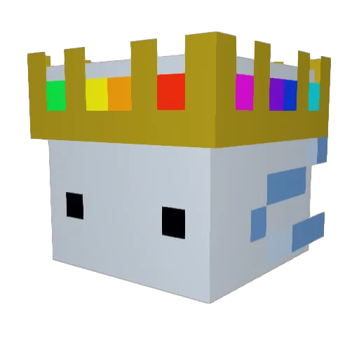 cheese13123 Minecraft avatar head, 3D render