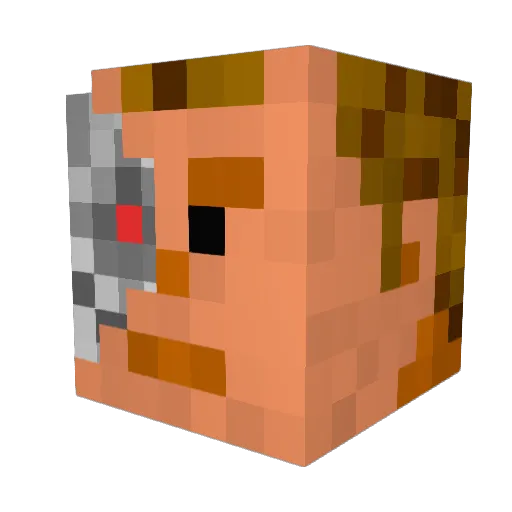 cheese16 Minecraft avatar head, 3D render