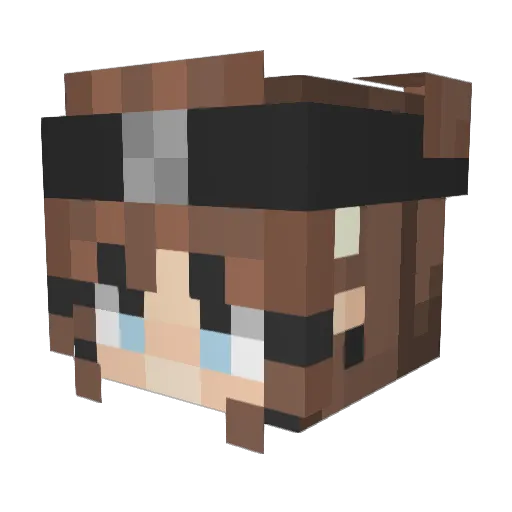 cheese1891 Minecraft avatar head, 3D render