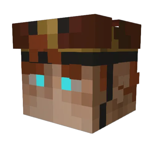 cheese_anomaly Minecraft avatar head, 3D render