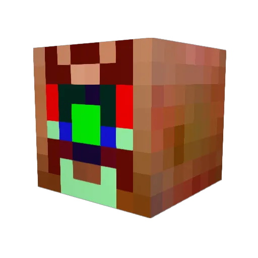 cheese_stick443 Minecraft avatar head, 3D render
