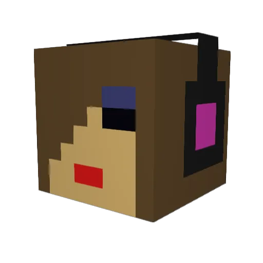 cheeseboy258 Minecraft avatar head, 3D render