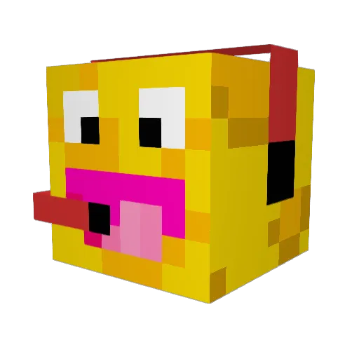 cheesebreather Minecraft avatar head, 3D render