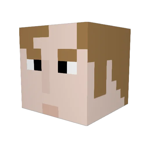 cheesecake1195 Minecraft avatar head, 3D render
