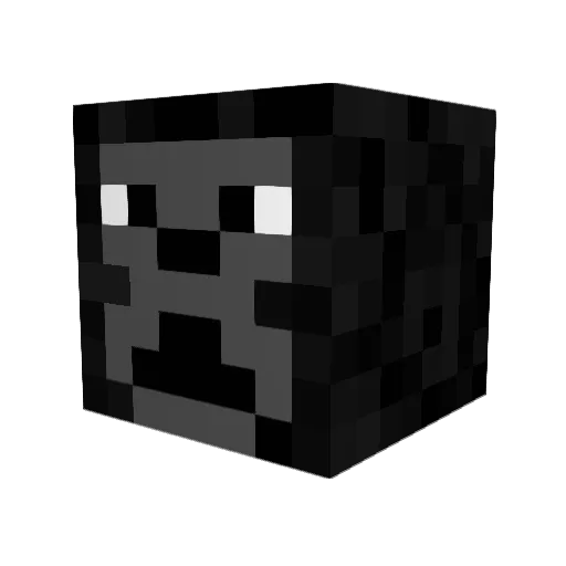 cheesegorira Minecraft avatar head, 3D render