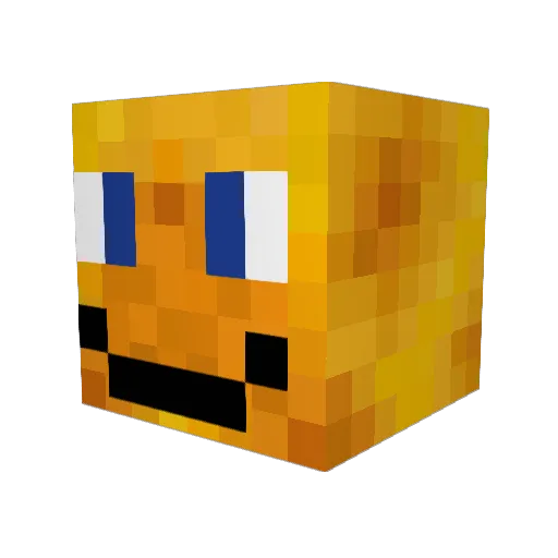 cheeseguyman Minecraft avatar head, 3D render