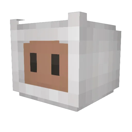 cheeselord18 Minecraft avatar head, 3D render