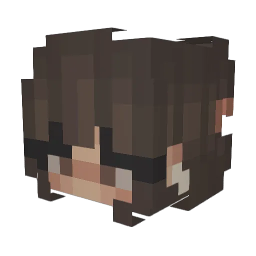 cheeselov3r Minecraft avatar head, 3D render