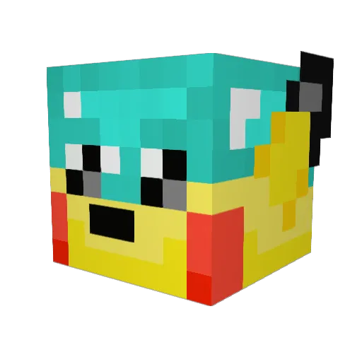 cheeseman529 Minecraft avatar head, 3D render