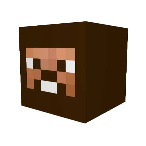 cheesemanbob Minecraft avatar head, 3D render
