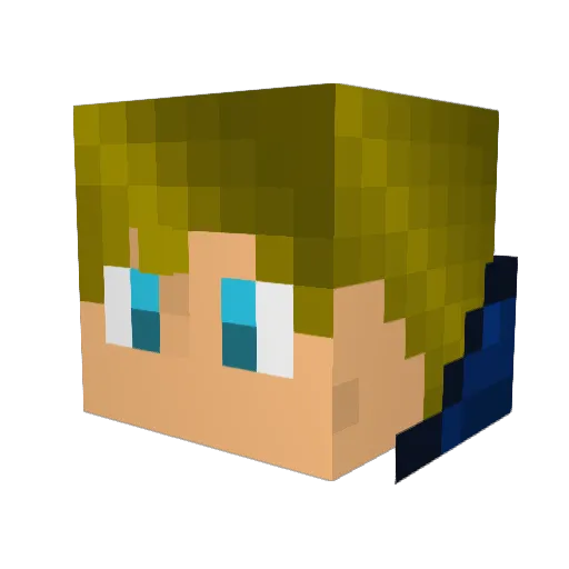 cheesenmack Minecraft avatar head, 3D render
