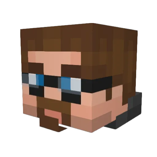 cheesesinatroe Minecraft avatar head, 3D render