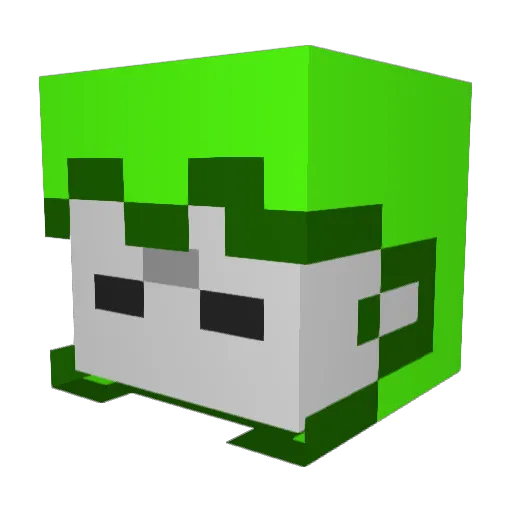 cheesestek Minecraft avatar head, 3D render