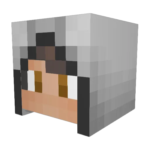 cheeset1nkle7 Minecraft avatar head, 3D render
