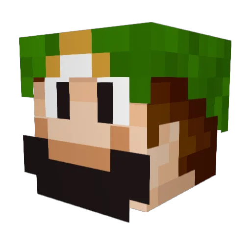 cheesetastic2000 Minecraft avatar head, 3D render