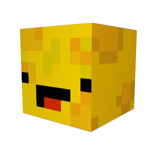 cheesewattie Minecraft avatar head, 3D render