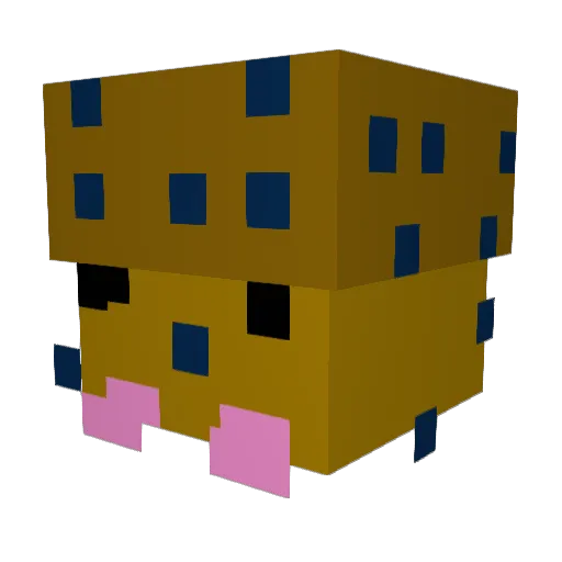 cheesy_muffin Minecraft avatar head, 3D render