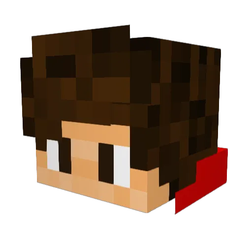 cheesycharles97 Minecraft avatar head, 3D render