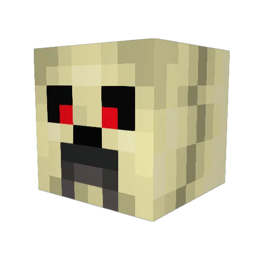 cheesymouse12 Minecraft avatar head, 3D render