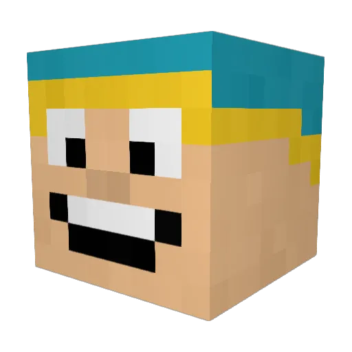 cheesypoof20 Minecraft avatar head, 3D render
