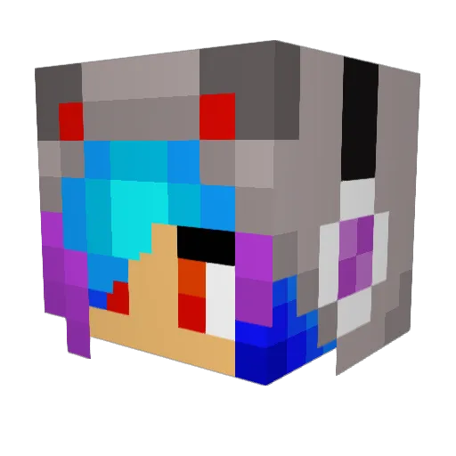 cheetahcub216 Minecraft avatar head, 3D render
