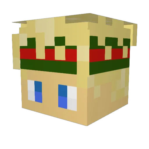 cheetoBTW Minecraft avatar head, 3D render