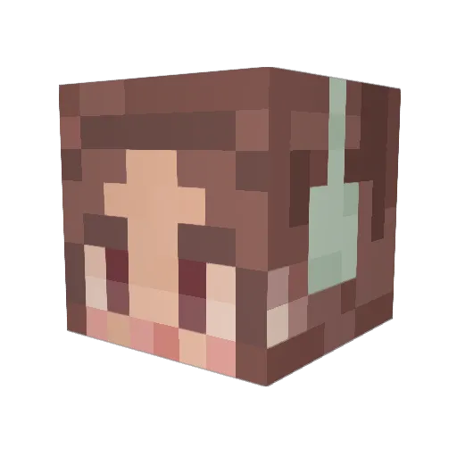cheetoe11 Minecraft avatar head, 3D render