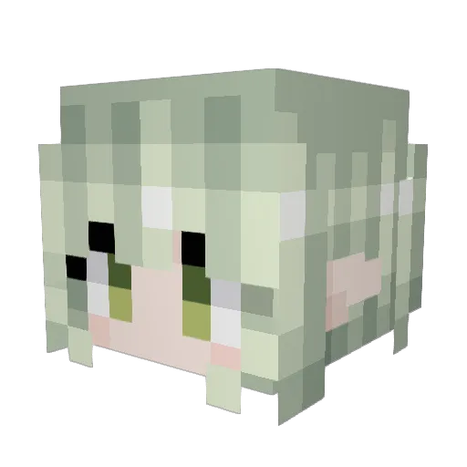 cheevy1999 Minecraft avatar head, 3D render