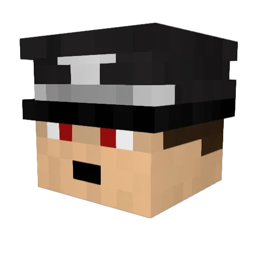 cheez_walid Minecraft avatar head, 3D render