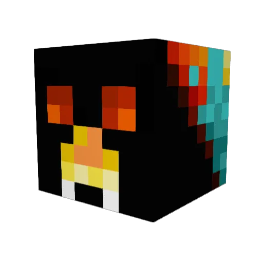 cheezasm Minecraft avatar head, 3D render