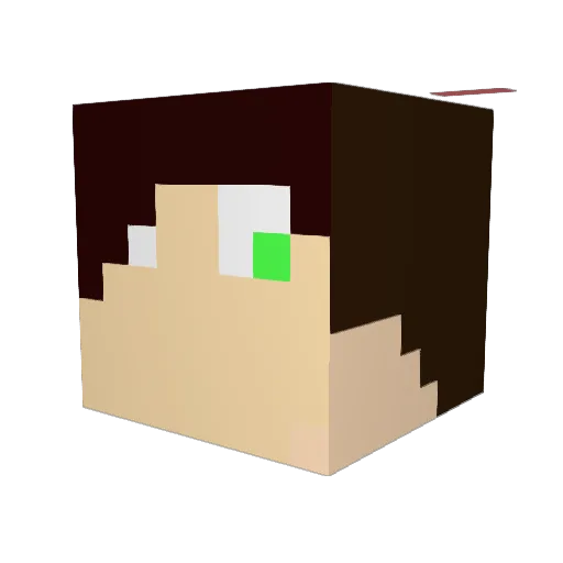 cheezballz101 Minecraft avatar head, 3D render