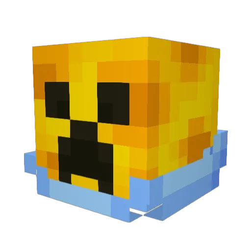 cheezeisme Minecraft avatar head, 3D render