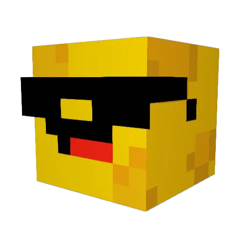 cheezypuffz Minecraft avatar head, 3D render