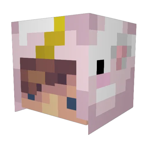cheezyquavers Minecraft avatar head, 3D render