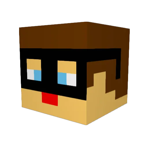 chef_killer Minecraft avatar head, 3D render