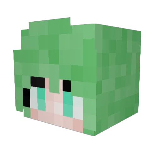 chefboyardweeb Minecraft avatar head, 3D render