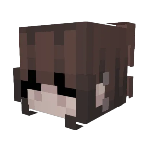 chefpaige Minecraft avatar head, 3D render