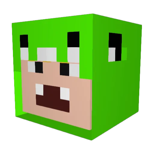cheifben Minecraft avatar head, 3D render